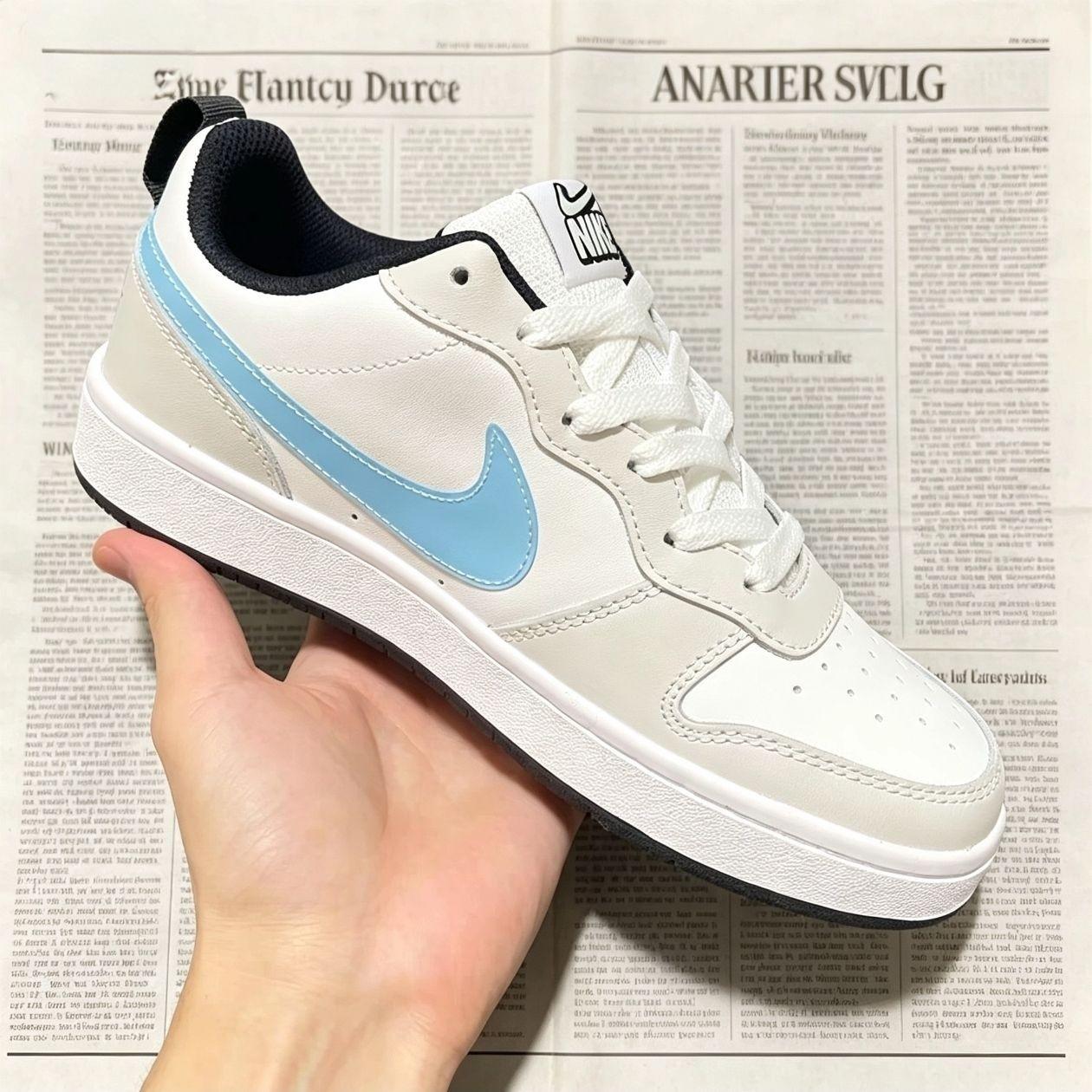 识货券后239!夏天穿这双Nike“冰淇淋蓝”板鞋,配短裤被问8次链接」